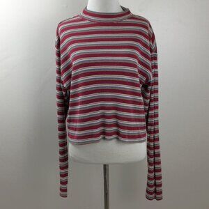 Levi's Striped Cropped Top xl
